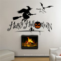 Myway 58 * 54 см Сток Happy Halloween Pumpkins Жуткая Ведьма и Летучие Мыши Гробница Украшения Стены Стикеры для Детской Комнаты Партии